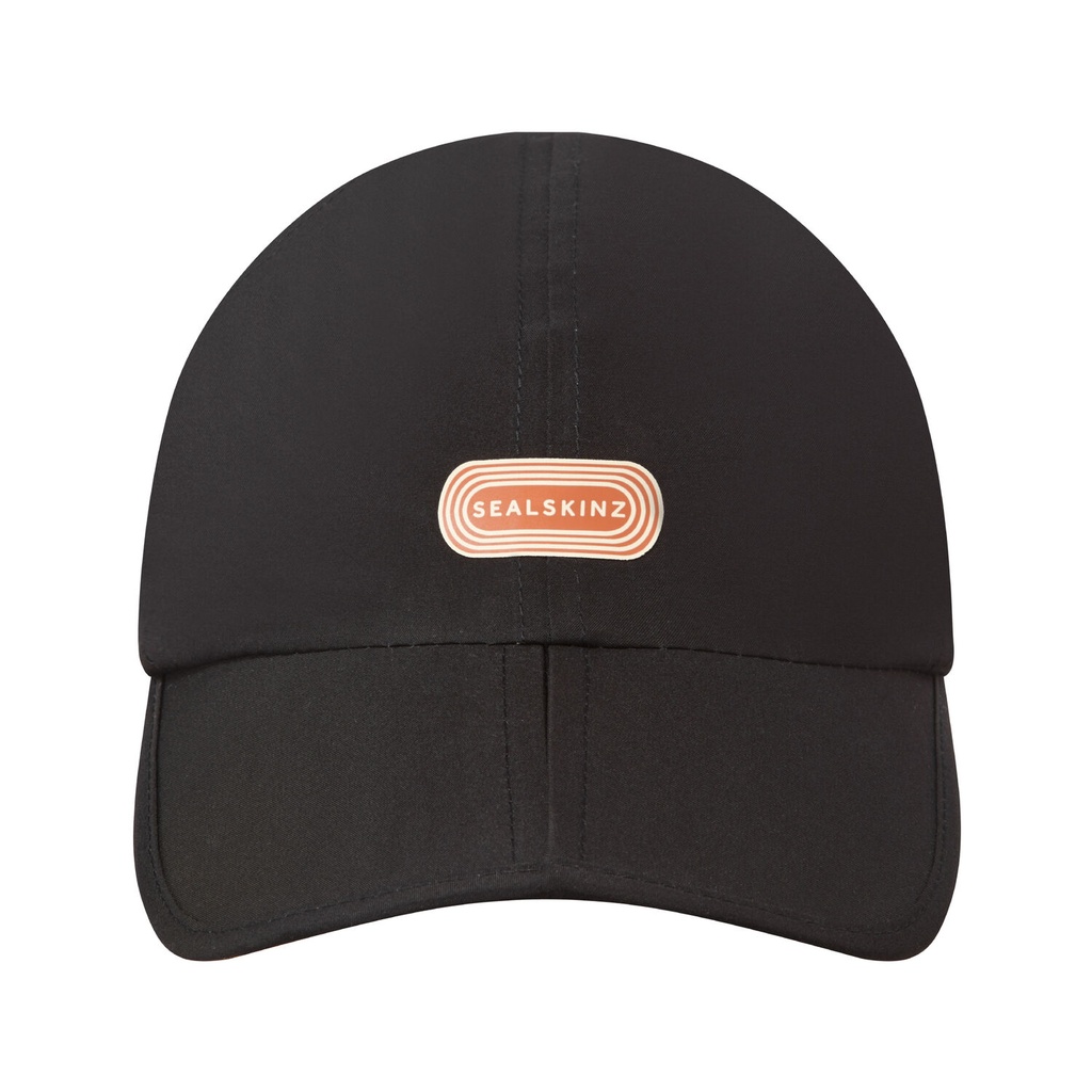 13124248001000_Wymondham Waterproof Quick Dry Foldable Running Cap_Black_Front - Medium.jpg