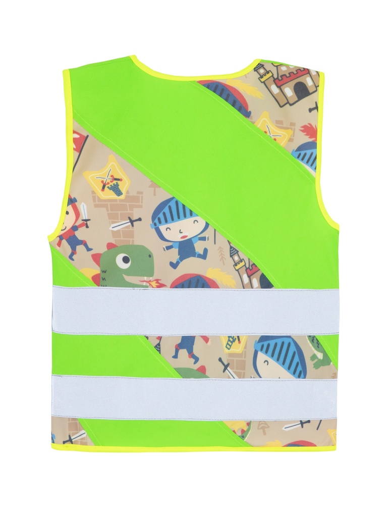 Korntex Kinder Funktionsweste Fantasie, neongrün, XXS