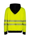 Korntex EOS Hi-Vis Hoodie EN 20471, schwarz/neongelb, 5XL