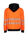 Korntex EOS Hi-Vis Hoodie EN 20471, schwarz/neonorange, XXL