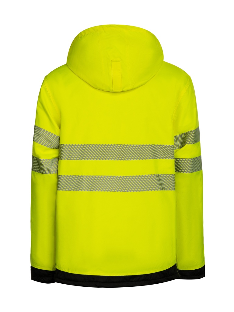 Korntex EOS Hi-Vis Parka EN 20471, schwarz/neongelb, M