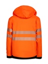 Korntex EOS Hi-Vis Parka EN 20471, schwarz/neonorange, S