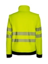 Korntex EOS Hi-Vis Softshell Jacke EN 20471, schwarz/neongelb, XXL