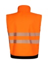 Korntex EOS Hi-Vis Softshell Jacke EN 20471, schwarz/neonorange, S