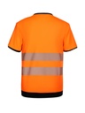 Korntex EOS Hi-Vis T-Shirt EN 20471, schwarz/neonorange, 5XL