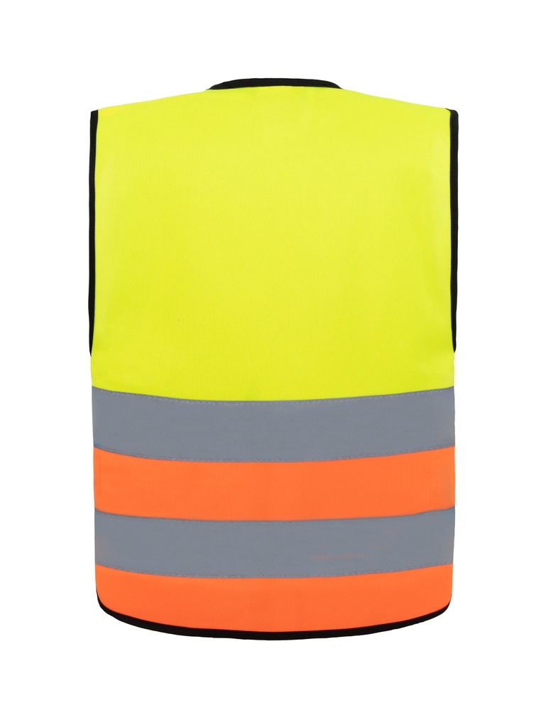 Korntex Kinder Warnweste, neongelb/neonorange, XXS