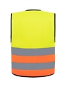 Korntex Kinder Warnweste, neongelb/neonorange, S