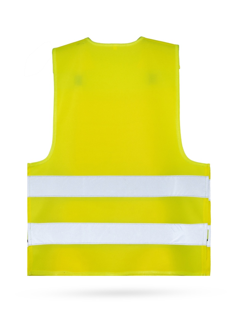 Korntex Kinder Warnponcho Anti-Strangulation, neongelb, XS