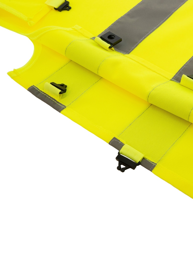 Korntex Kinder Warnponcho Anti-Strangulation, neongelb, XS