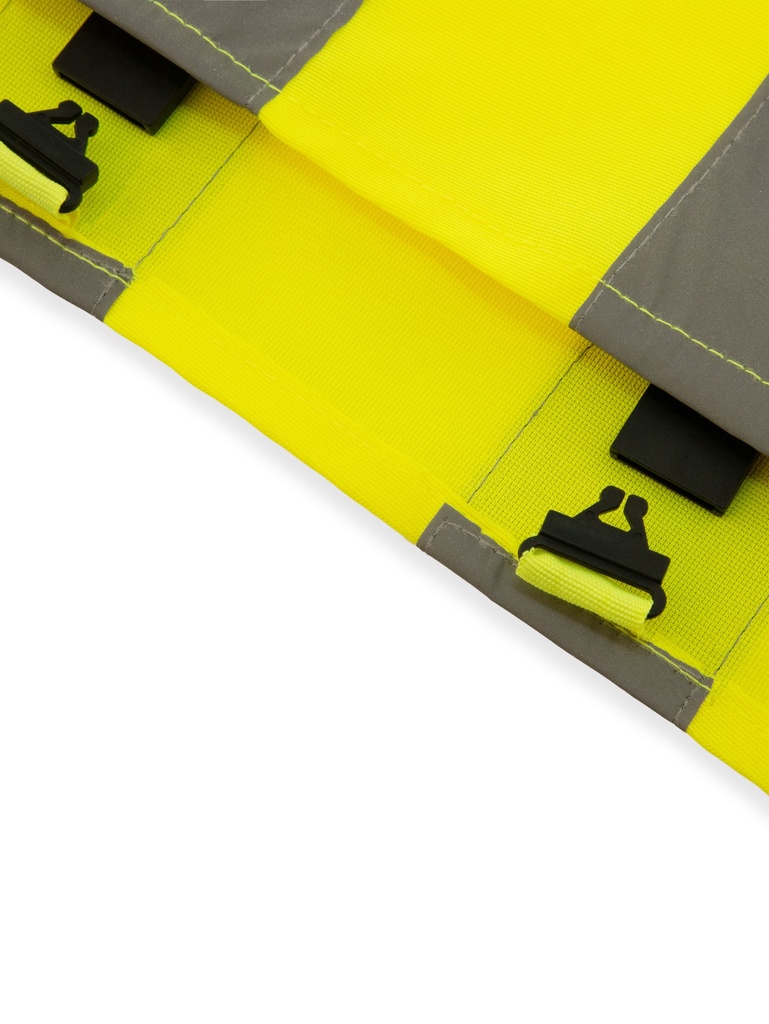 Korntex Kinder Warnponcho Anti-Strangulation, neongelb, XS