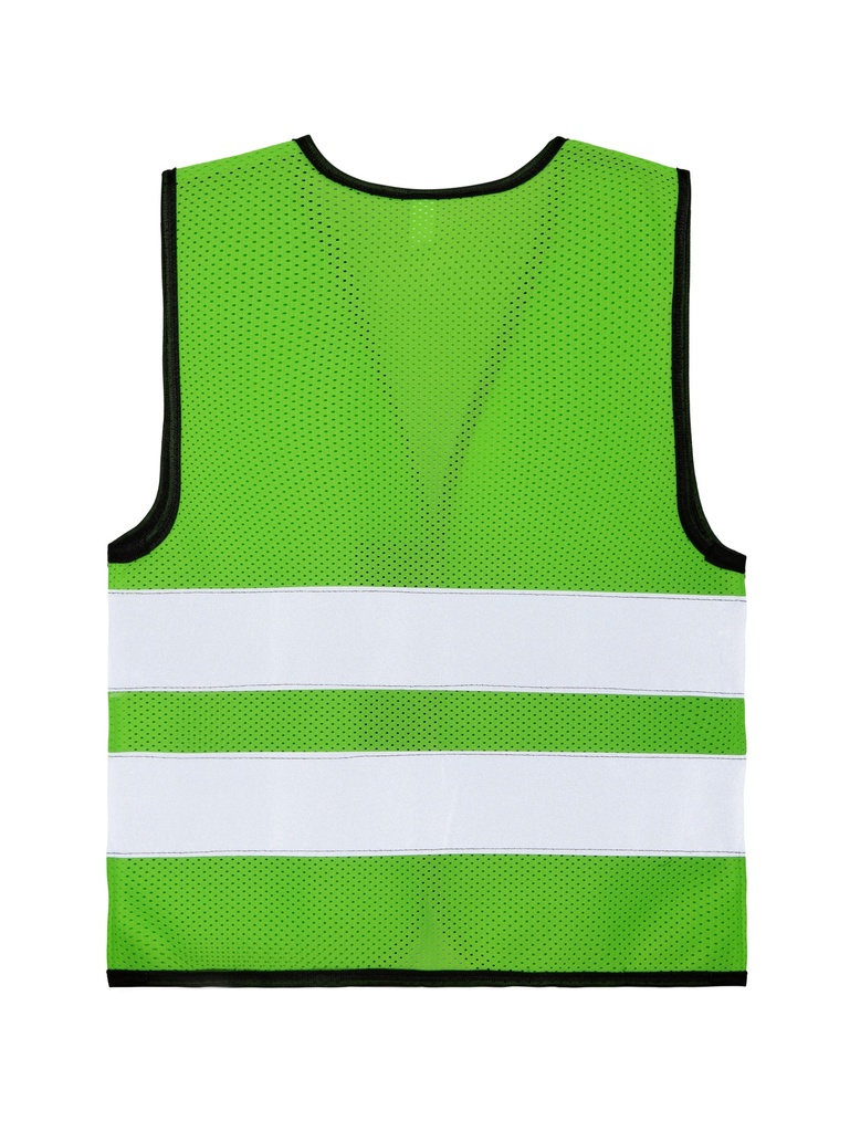 Korntex Kinder Mesh Funktionsweste, neongrün, S