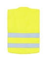 Korntex Kinder Warnweste mit Reissverschluss, neongelb, S