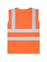 Korntex Kinder Warnweste mit vier Reflexstreifen, neonorange, S Korntex Kinder Warnweste mit vier Reflexstreifen, neonorange, S