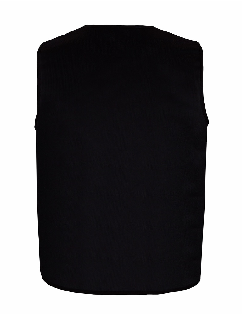 Korntex asymmetrische Kennzeichnungsweste, schwarz, S/M