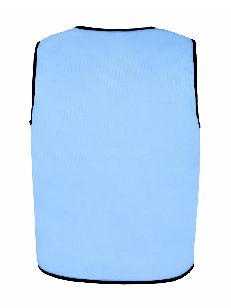 Korntex asymmetrische Kennzeichnungsweste, hellblau, XS
