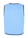 Korntex asymmetrische Kennzeichnungsweste, hellblau, XXL/3XL