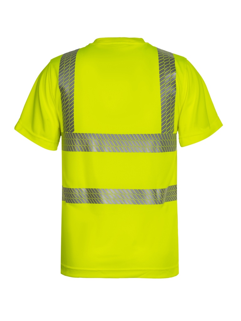 Korntex Hi-Vis T-Shirt Broken Reflex EN 20471, neongelb, 5XL