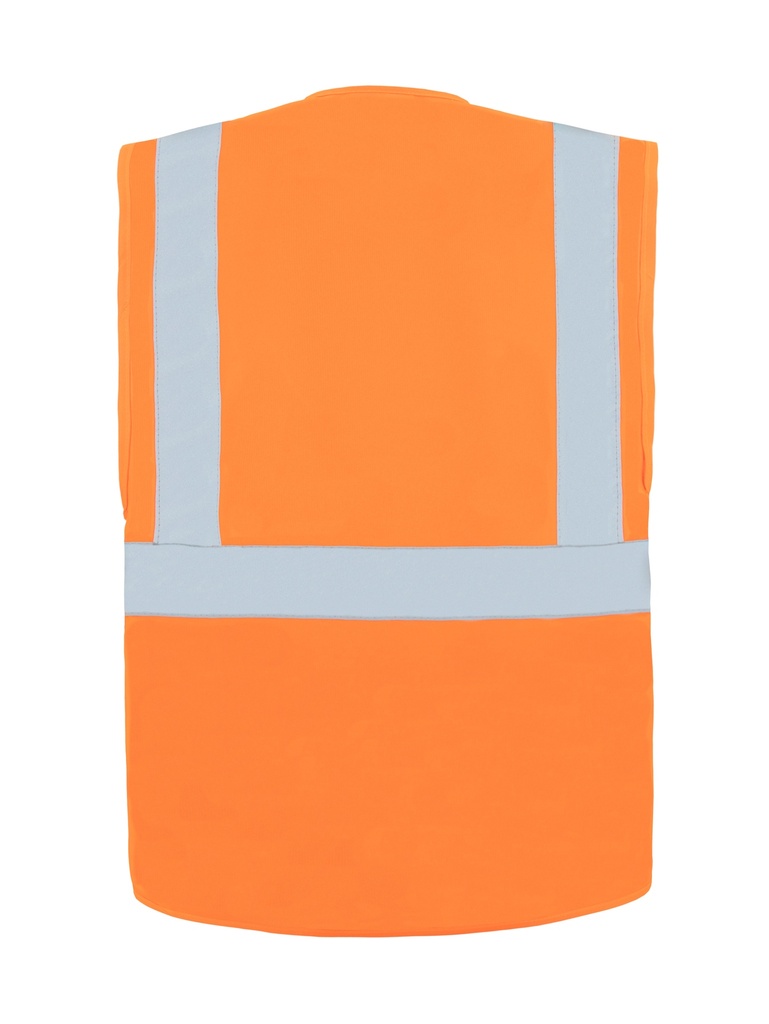 Korntex Multifunktionswarnweste CF EN 20471, neonorange, L