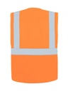 Korntex Multifunktionswarnweste CF EN 20471, neonorange, 4XL