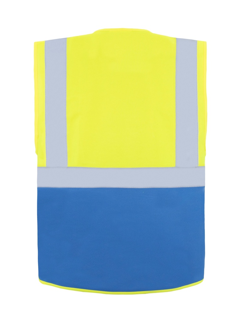 Korntex Multifunktionsweste CF, neongelb/blau, XXL