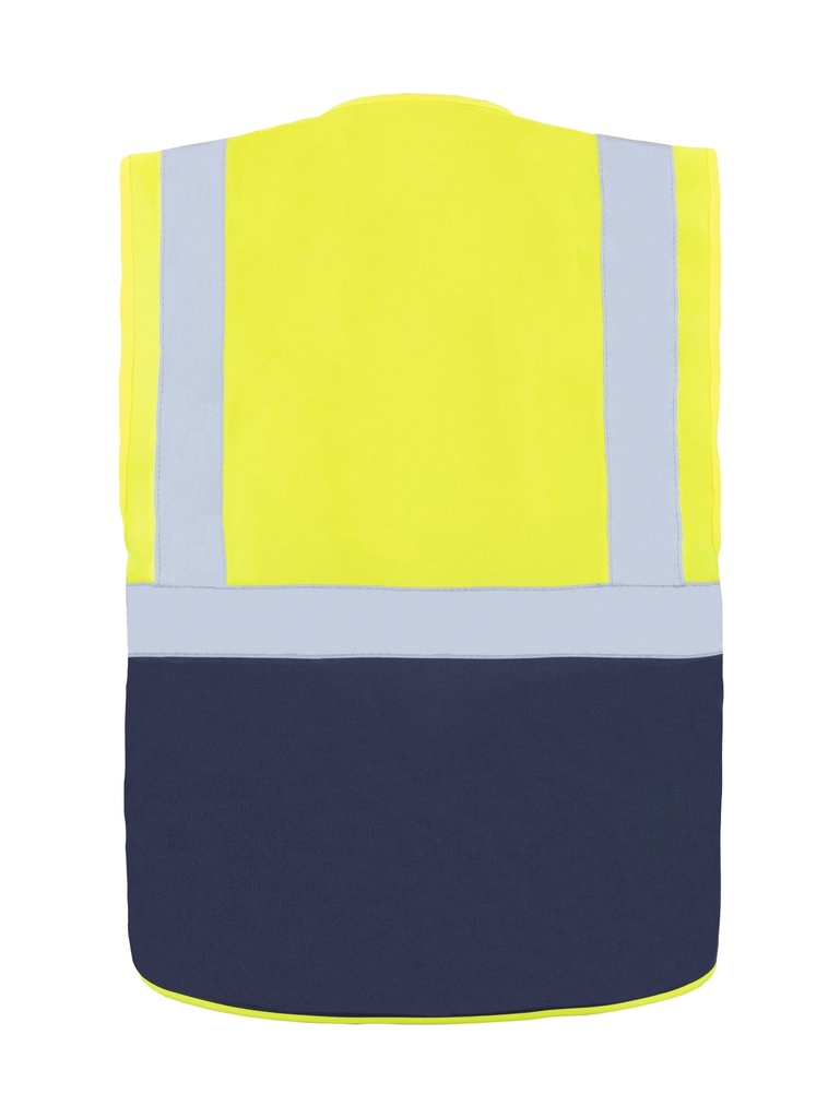 Korntex Multifunktionsweste CF, neongelb/navyblau, L