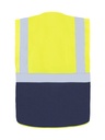 Korntex Multifunktionsweste CF, neongelb/navyblau, XL