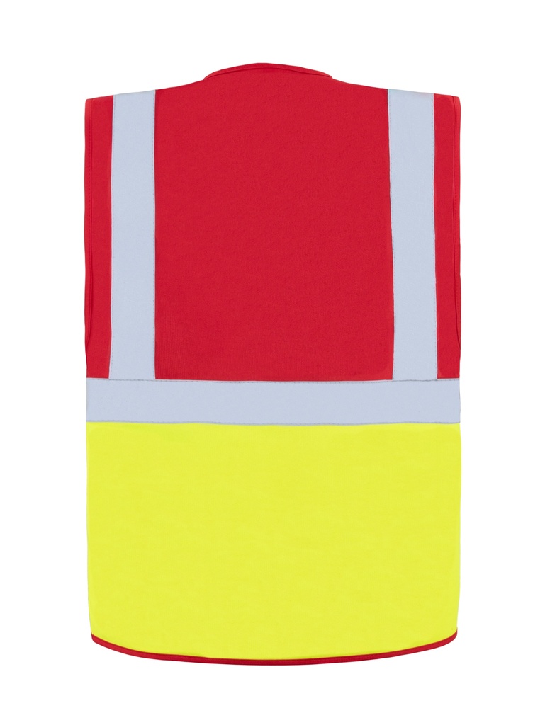 Korntex Multifunktionsweste CF, neongelb/rot, 3XL