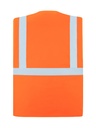 Korntex Multifunktionswarnweste CF gefütterte EN 20471, neonorange, 6XL