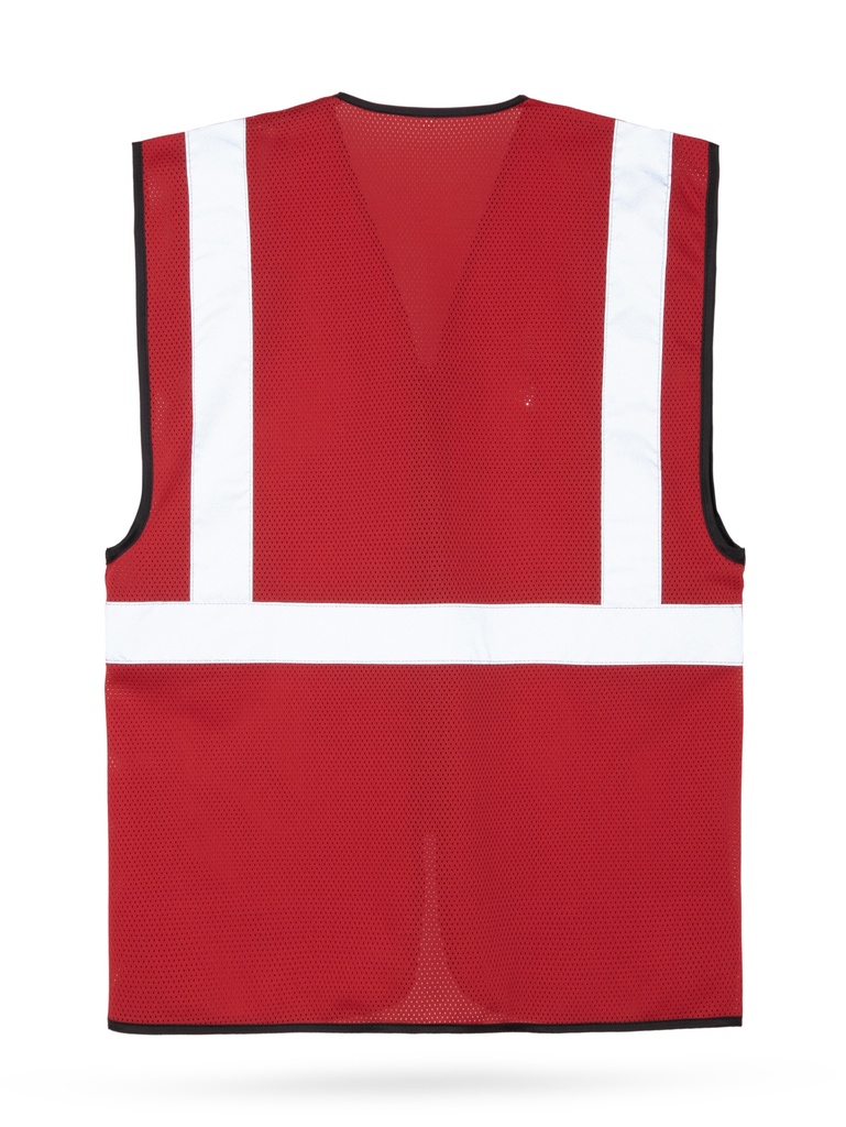 Korntex Mesh Multifunktionsweste, rot, L
