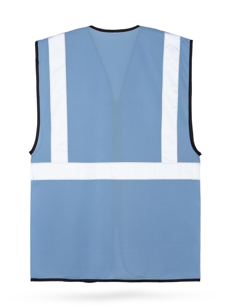 Korntex Mesh Multifunktionsweste, hellblau, 3XL