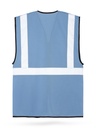 Korntex Mesh Multifunktionsweste, hellblau, 5XL