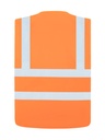 Korntex Warnweste CF mit vier Reflexstreifen EN 20471, neonorange, L