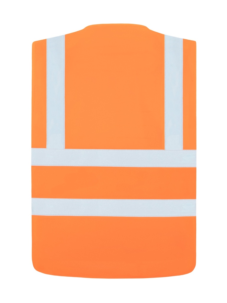 Korntex Warnweste CF mit vier Reflexstreifen EN 20471, neonorange, XL
