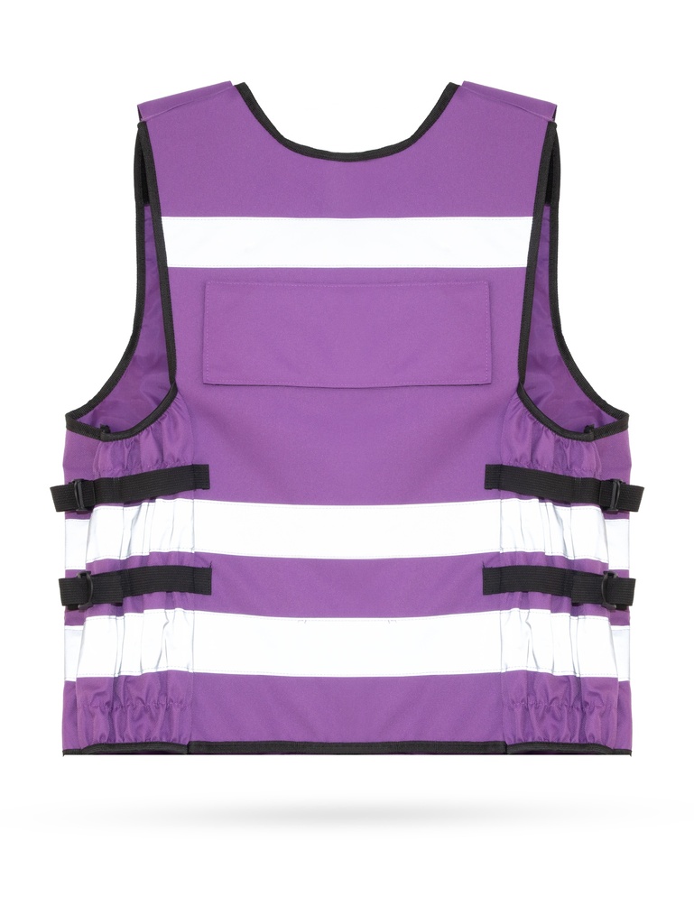 Korntex taktische Einsatzweste Premium EN 17353, violett, M/XL
