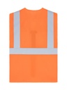 Korntex Hybrid Mesh Multifunktionsweste EN 20471, neonorange, L