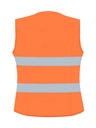 Korntex Frauen Warnweste EN 20471, neonorange, L