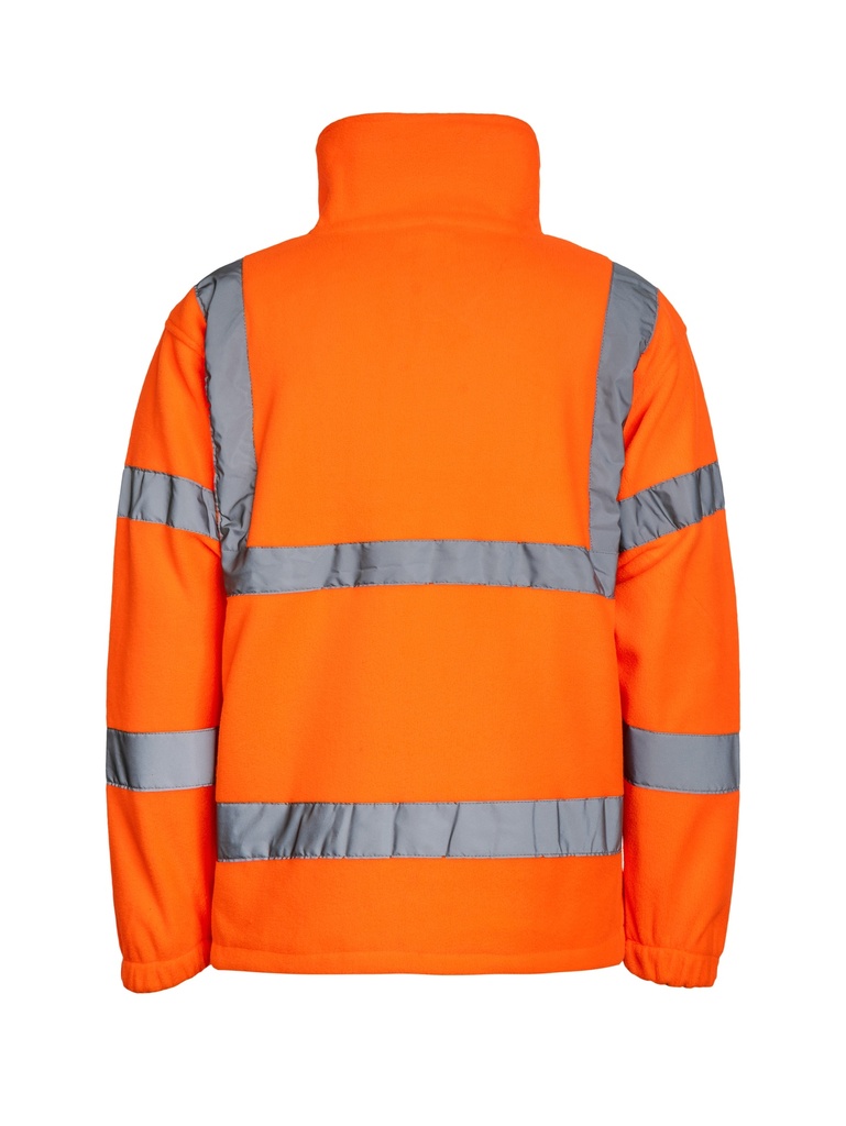 Korntex Hi-Vis Fleecejacke EN 20471, neonorange, XL