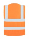 Korntex Warnweste flammenhemmend EN 14116, neonorange, XL