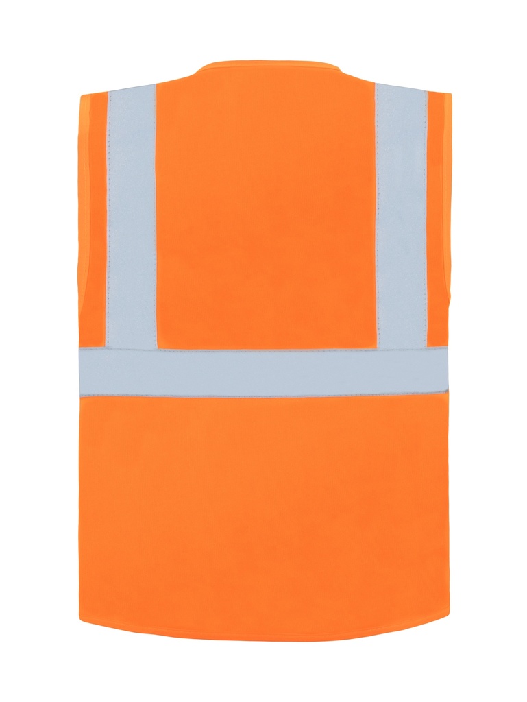 Korntex Multifunktionswarnweste EN 20471, neonorange, 5XL