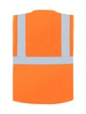Korntex Multifunktionswarnweste EN 20471, neonorange, 6XL
