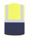 Korntex Multifunktionsweste, neongelb/navyblau, L