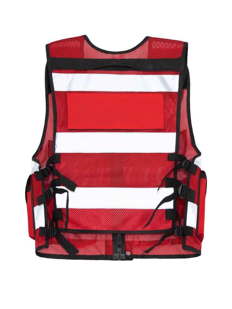 Korntex taktische Mesh Einsatzweste, rot, M/XL
