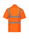 Korntex Hi-Vis Poly-Cotton Poloshirt EN 20471, neonorange, 7XL