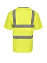 Korntex Hi-Vis Poly-Cotton T-Shirt EN 20471, neongelb, 3XL