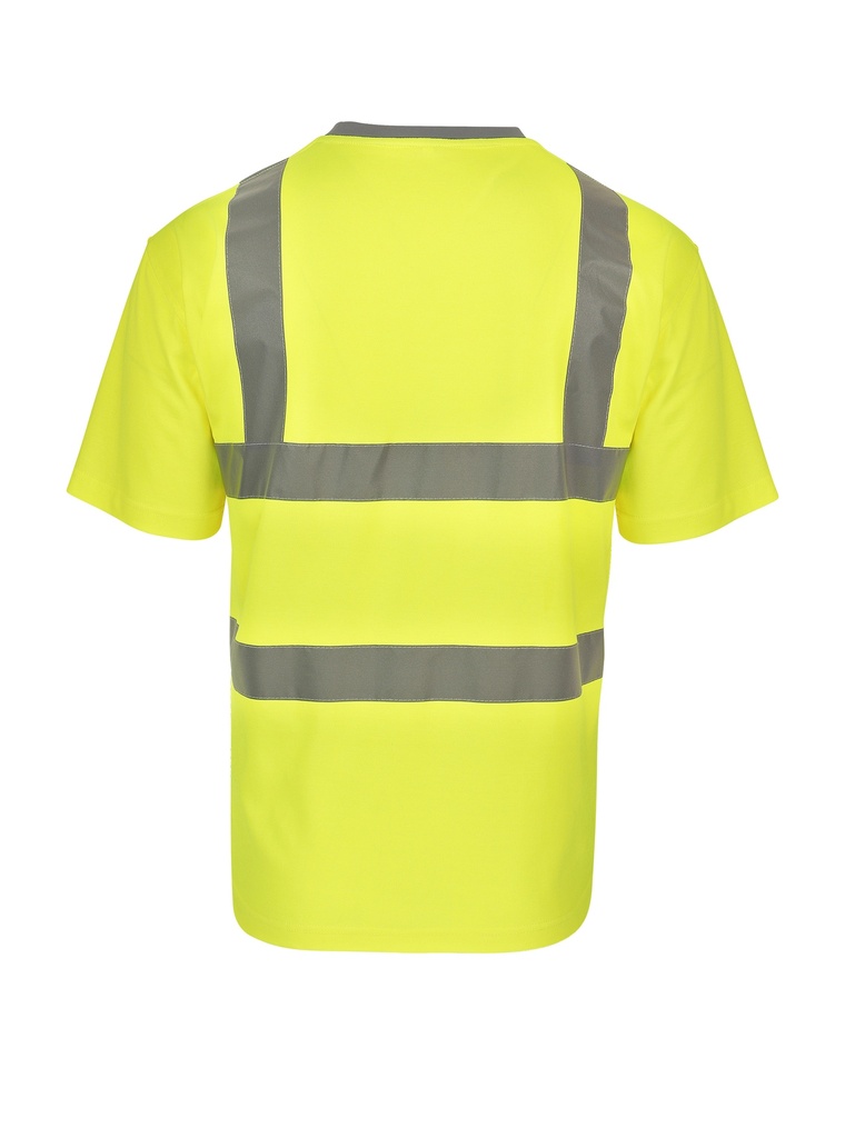 Korntex Hi-Vis Poly-Cotton T-Shirt EN 20471, neongelb, 4XL
