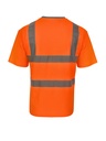 Korntex Hi-Vis Poly-Cotton T-Shirt EN 20471, neonorange, XL