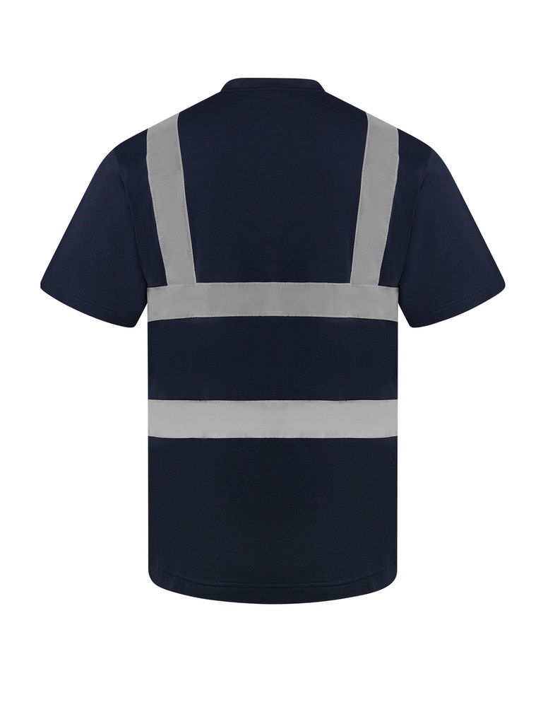 Korntex Poly-Cotton T-Shirt EN 13758, navyblau, XXL