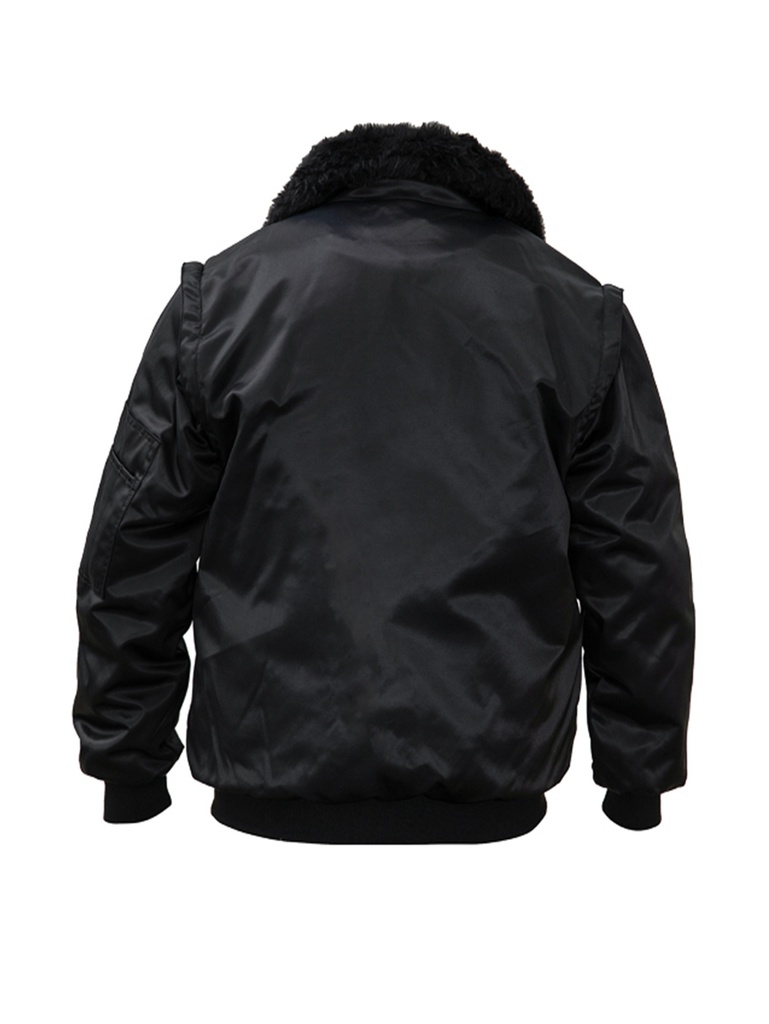 Korntex Pilotenjacke, schwarz, XL