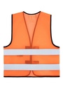 Korntex Mesh Warnweste EN 20471, neonorange, 7XL