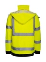 Korntex Hi-Vis leichte Regenjacke EN 20471, neongelb, 5XL
